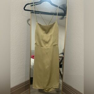Lena Strapless Green Dress
